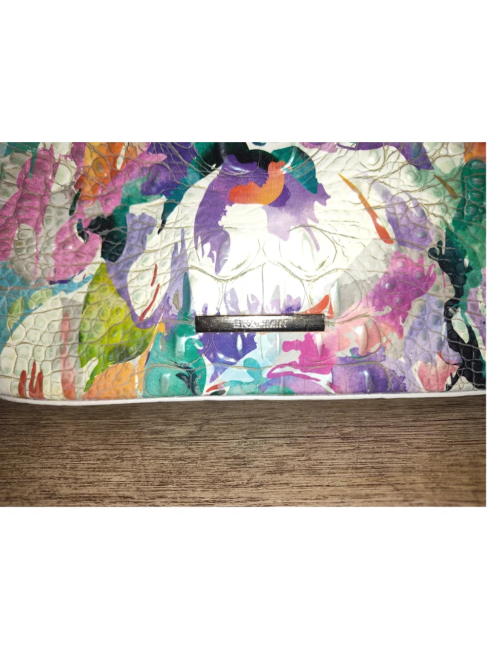 Women's Brahmin Crossbody Bag One Size Multi-color White